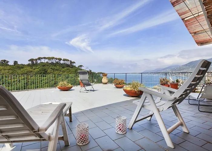 Stunning Sea View With Terrace In By Wonderful Italy Lägenhet Camogli